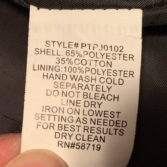 Notations Petite Black and White Cropped Blazer Size PS - Picture 9 of 9